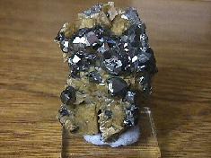 Argentian Tetrahefrite with Siderite