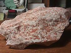 Montgomeryite, Whitlockite on microline feldspar