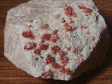 Montgomeryite, Whitlockite on microline feldspar