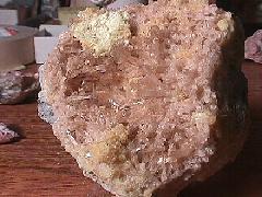 Celestite on Sulfur